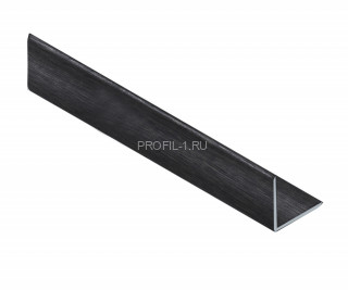 Алюминиевый уголок 15х15 мм NEEXY PV61-46 BBL-D черный блестящий браш 2.7 м
