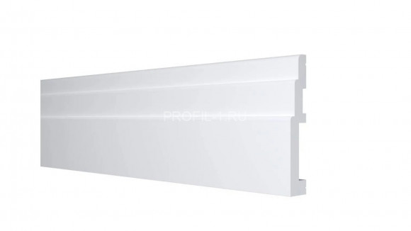 Напольный плинтус Decor-Dizayn DD705 полистирол белый, под покраску 120х18х2000 мм