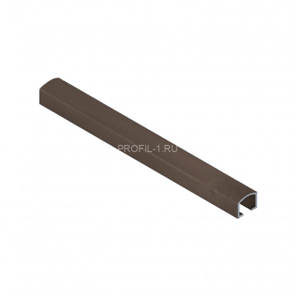 Алюминиевый П-профиль вставка 10мм х 8.2мм NEEXY PV104-10-MB коричневый матовый 2.7м