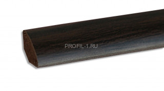 Галтель ПВХ Lemal выпуклая 14х14 мм Цвет 8695 Венге 2,5 м