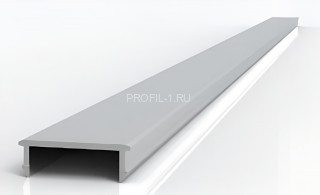 Алюминиевый профиль заглушка под ДСП 16 мм Диал СТП-004 серебро 3 м Алюминиевый профиль заглушка под ДСП 16 мм Диал СТП-004 серебро 3 м