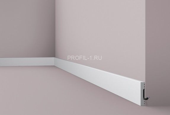 Потолочный плинтус NMC Wallstyl FD8 белый полистирол 15х80 мм 2м