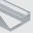 Профиль для ламината оконечный Panel L с рифлением алюминий 10 мм PV59-03 серебро блестящее 2,7 м