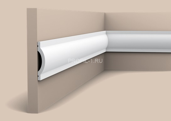 Молдинг Orac Decor Purotouch P9901 белый полиуретан 70х14 мм 2м