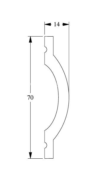 Молдинг Orac Decor Purotouch P9901 белый полиуретан 70х14 мм 2м