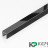 П-профиль бордюрный 10х10 мм из нержавеющей стали SS 304 FSUP10-BP S.S.304 черный полированный 2.7 м