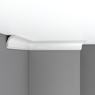 Плинтус потолочный гибкий FLEXIBLE 68х55х2400 мм Decomaster DP 16АFL из полиуретана белый под покраску Плинтус потолочный гибкий FLEXIBLE 68х55х2400 мм Decomaster DP 16АFL из полиуретана белый под покраску