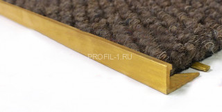 Латунный профиль L-образный 8 мм ЛГ-8 шлифованный 2,7 м