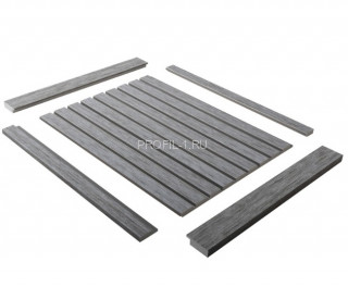 Финишный молдинг для панелей Hiwood LF1 GN68 под дерево 50х17 мм 2,7 м Финишный молдинг для панелей Hiwood LF1 GN68 под дерево 50х17 мм 2,7 м