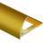 Алюминиевый профиль для плитки С-образный 12 мм PV18-04 золото матовое 2,7 м