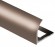 Профиль для плитки С-образный внешний алюминий 8 мм PV22-07 бронза блестящая 2,7 м
