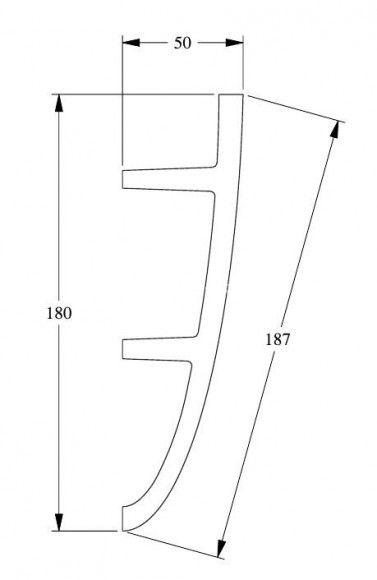 Потолочный плинтус для скрытого освещения Orac Decor C374 белый полиуретан 180х50 мм 2м Потолочный плинтус для скрытого освещения Orac Decor C374 белый полиуретан 180х50 мм 2м