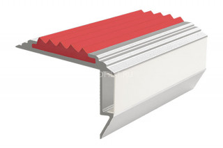 Алюминиевый порог угловой противоскользящий с подсветкой 26х45 мм АУ-45-LED красный 2,0 м Алюминиевый порог угловой противоскользящий с подсветкой 26х45 мм АУ-45-LED красный 2,0 м