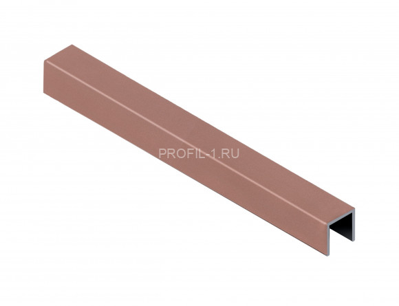 П-профиль алюминиевый 15х10 мм NEEXY PV84-14 MRG розовый матовый 2.7 м