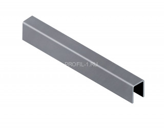 Нержавеющий стальной П-профиль 10х8х10 мм NEEXY PVS96-21 BL-D антрацит зеркальный 2.7 м