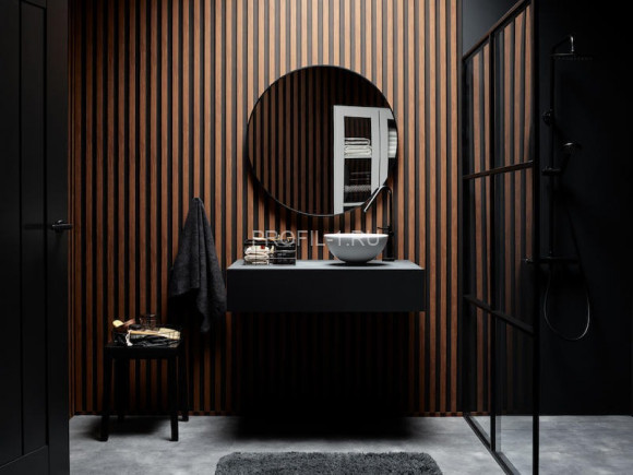 Левая планка для реечной панели VOX LINERIO L-LINE мокка 2650х61х21 мм Левая планка для реечной панели VOX LINERIO L-LINE мокка 2650х61х21 мм