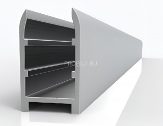 Алюминиевый профиль установочный под HLP панель 12 мм Диал СТП-117 серебро 3 м Алюминиевый профиль установочный под HLP панель 12 мм Диал СТП-117 серебро 3 м