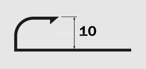 Профиль для плитки С-образный алюминий 10 мм PV14-15 розовый блестящий 2,7 м Профиль для плитки С-образный алюминий 10 мм PV14-15 розовый блестящий 2,7 м
