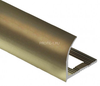 Профиль для плитки С-образный внешний алюминий 8 мм PV22-09 шампань блестящая 2,7 м Профиль для плитки С-образный внешний алюминий 8 мм PV22-09 шампань блестящая 2,7 м