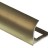 Профиль для плитки С-образный внешний алюминий 8 мм PV22-09 шампань блестящая 2,7 м