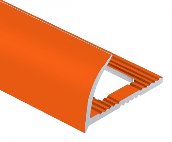 Алюминиевый профиль для плитки С-образный 10 мм PV17-28 оранжевый Ral 2004 2,7 м