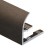 Профиль С-образный для плитки гибкий алюминий 12 мм PV27-06 бронза матовая 2,7 м