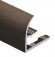 Профиль С-образный для плитки гибкий алюминий 12 мм PV27-06 бронза матовая 2,7 м