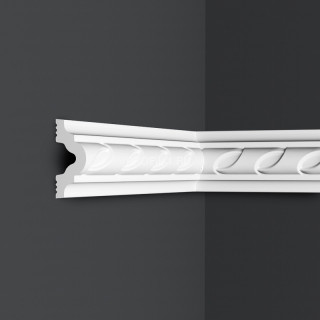 Молдинг Формат 18002D белый полистирол 18х40 мм 2м Молдинг Формат 18002D белый полистирол 18х40 мм 2м