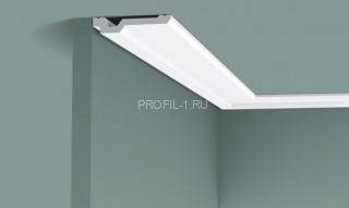 Потолочный плинтус Orac Decor Purotouch C356 белый полиуретан 20х100 мм 2м