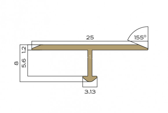 Т-профиль плоский 25 мм латунный NEEXY PVL38-02 CHR хромированный 2.7м Т-профиль плоский 25 мм латунный NEEXY PVL38-02 CHR хромированный 2.7м