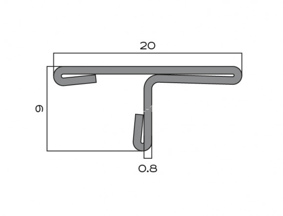 Нержавеющий стальной Т-профиль 20 мм NEEXY PVS91-22 BBL-L антрацит браш 2.7 м Нержавеющий стальной Т-профиль 20 мм NEEXY PVS91-22 BBL-L антрацит браш 2.7 м