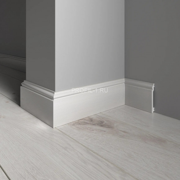 Напольный плинтус Decor-Dizayn 701-75 полистирол под дерево 100х16х2400 мм