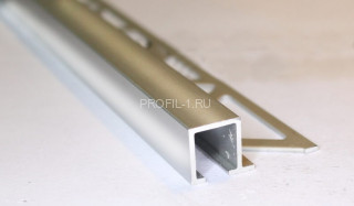 Алюминиевый П-профиль закладной 10х10 мм Effector 2,5 м A 87.Е01 серебро глянец Алюминиевый П-профиль закладной 10х10 мм Effector 2,5 м A 87.Е01 серебро глянец