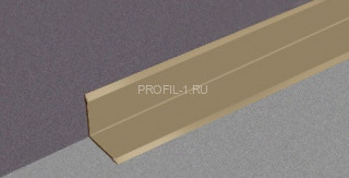 Алюминиевый уголок 26х26 мм равнополочный внутренний Д7 Бронза РЕ 2,7 м (упаковка 10 штук)