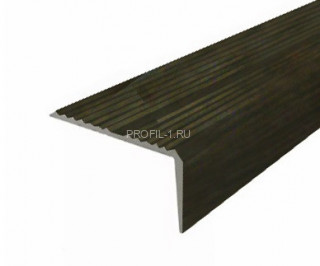 Алюминиевый порог угловой 20х40 мм с рифлением Д13 КД Венге 2,7 м (упаковка 10 штук) Алюминиевый порог угловой 20х40 мм с рифлением Д13 КД Венге 2,7 м (упаковка 10 штук)