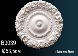 Потолочная розетка Перфект B3039 538 мм