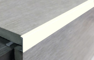 Профиль L-образный алюминиевый 12 мм ПО-Г12 слоновая кость 2,7 м