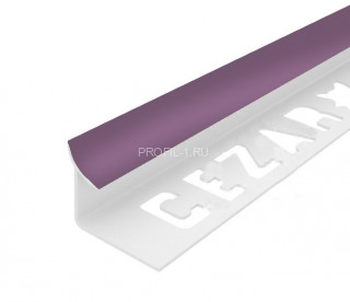 Внутренний угол ПВХ закладной для плитки 12 мм Cezar 135 Сиреневый 2,5 м (10 штук) Внутренний угол ПВХ закладной для плитки 12 мм Cezar 135 Сиреневый 2,5 м (10 штук)