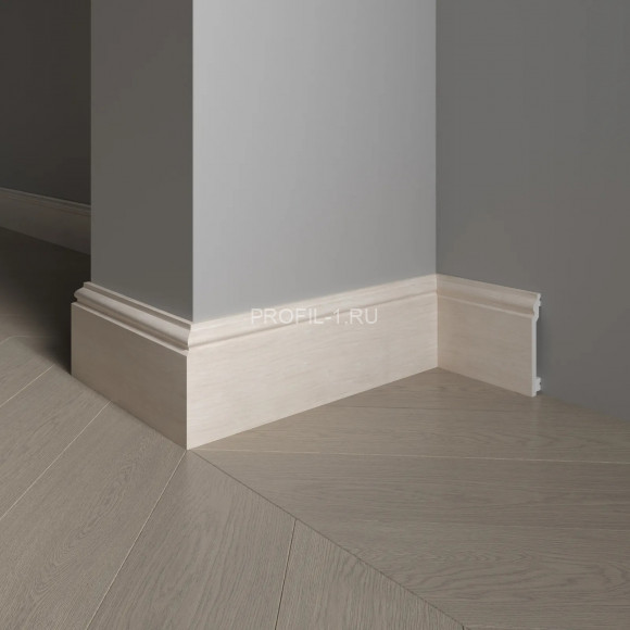 Напольный плинтус Decor-Dizayn 701-77 полистирол под дерево 100х16х2400 мм