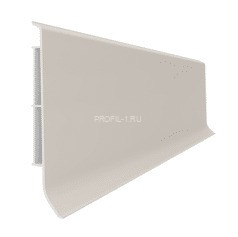 Напольный плинтус 80 мм VILO linela 416 RAL 7044 кашемир 2 м