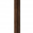 Левая планка для реечной панели VOX LINERIO L-LINE шоколад 2650х61х21 мм