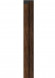 Левая планка для реечной панели VOX LINERIO L-LINE шоколад 2650х61х21 мм