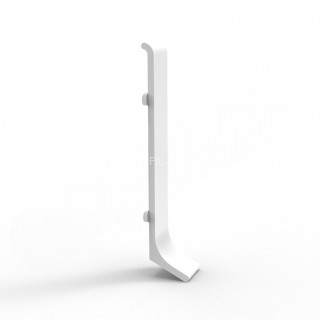 Соединение для напольного плинтуса 100 мм Диал ПЛ-100ст 0035 белый муар RAL 9016 Соединение для напольного плинтуса 100 мм Диал ПЛ-100ст 0035 белый муар RAL 9016