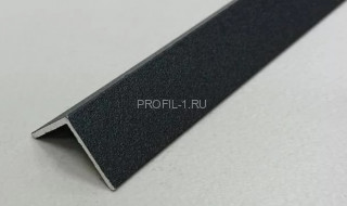 Алюминиевый уголок 10х10 ПБ10х10 черный муар 3 м Алюминиевый уголок 10х10 ПБ10х10 черный муар 3 м
