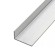 Алюминиевый уголок 20х40х2 мм разнополочный серебро 3 м