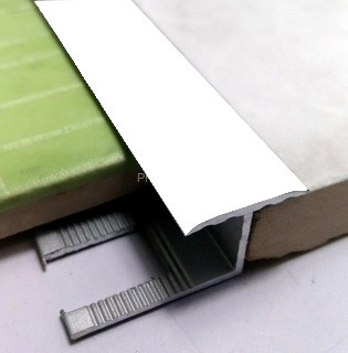 Алюминиевый Z-профиль гибкий ПЗ-10 белый 2,7м