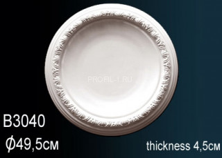 Потолочная розетка Перфект B3040 493 мм