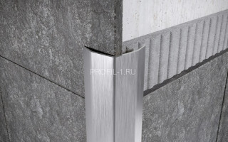 Уголок из нержавеющей стали равнополочный с загнутыми краями 40х40 мм FD 40 S сатинированная сталь 300 см Уголок из нержавеющей стали равнополочный с загнутыми краями 40х40 мм FD 40 S сатинированная сталь 300 см