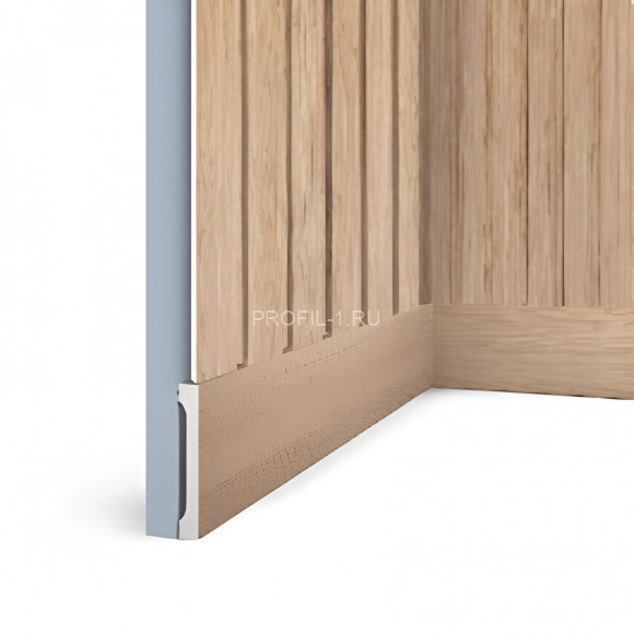 Напольный плинтус HiWood B90V1 BR417 под дерево 14х90 мм 2,7 м Напольный плинтус HiWood B90V1 BR417 под дерево 14х90 мм 2,7 м