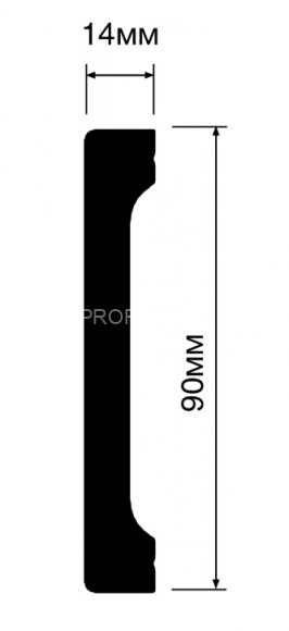 Напольный плинтус HiWood B90V1 BR417 под дерево 14х90 мм 2,7 м Напольный плинтус HiWood B90V1 BR417 под дерево 14х90 мм 2,7 м